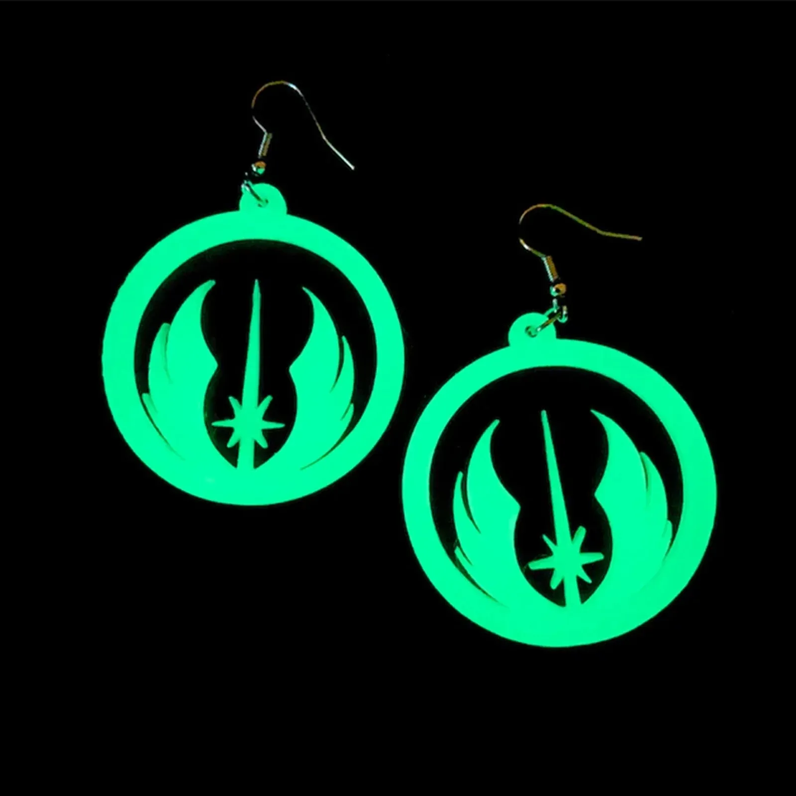 1/8" Pale Green Glow in the Dark Acrylic Sheet Plexiglass (3pcs)