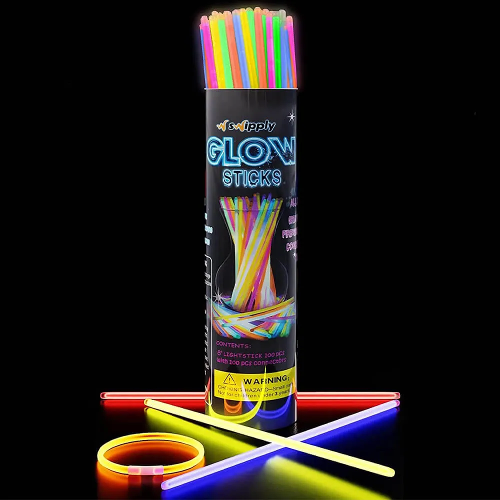 50 PCS - GLOW STICKS GLOW IN THE DARK