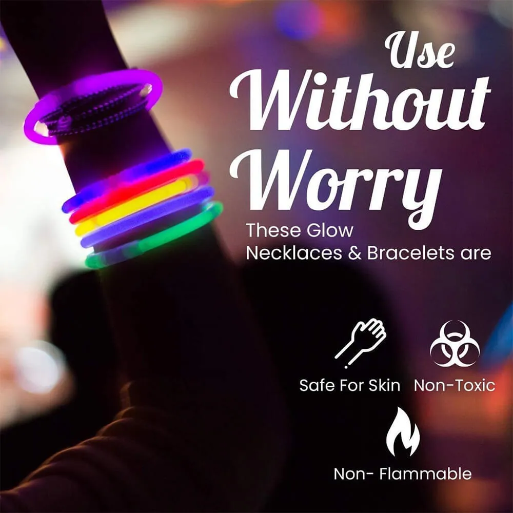 50 PCS - GLOW STICKS GLOW IN THE DARK