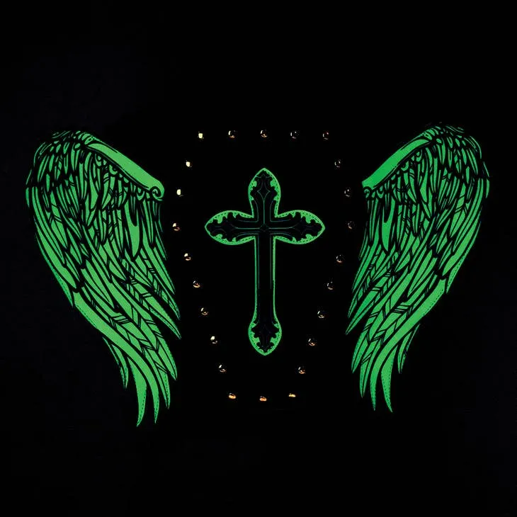 Angel Wings Glow in the Dark Coffin Bag