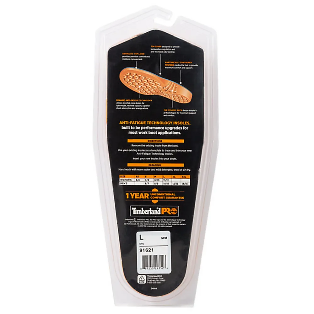 ANTI-FATIGUE DYNAMIC INSOLE - 827-Orange | Timberland PRO TB091621
