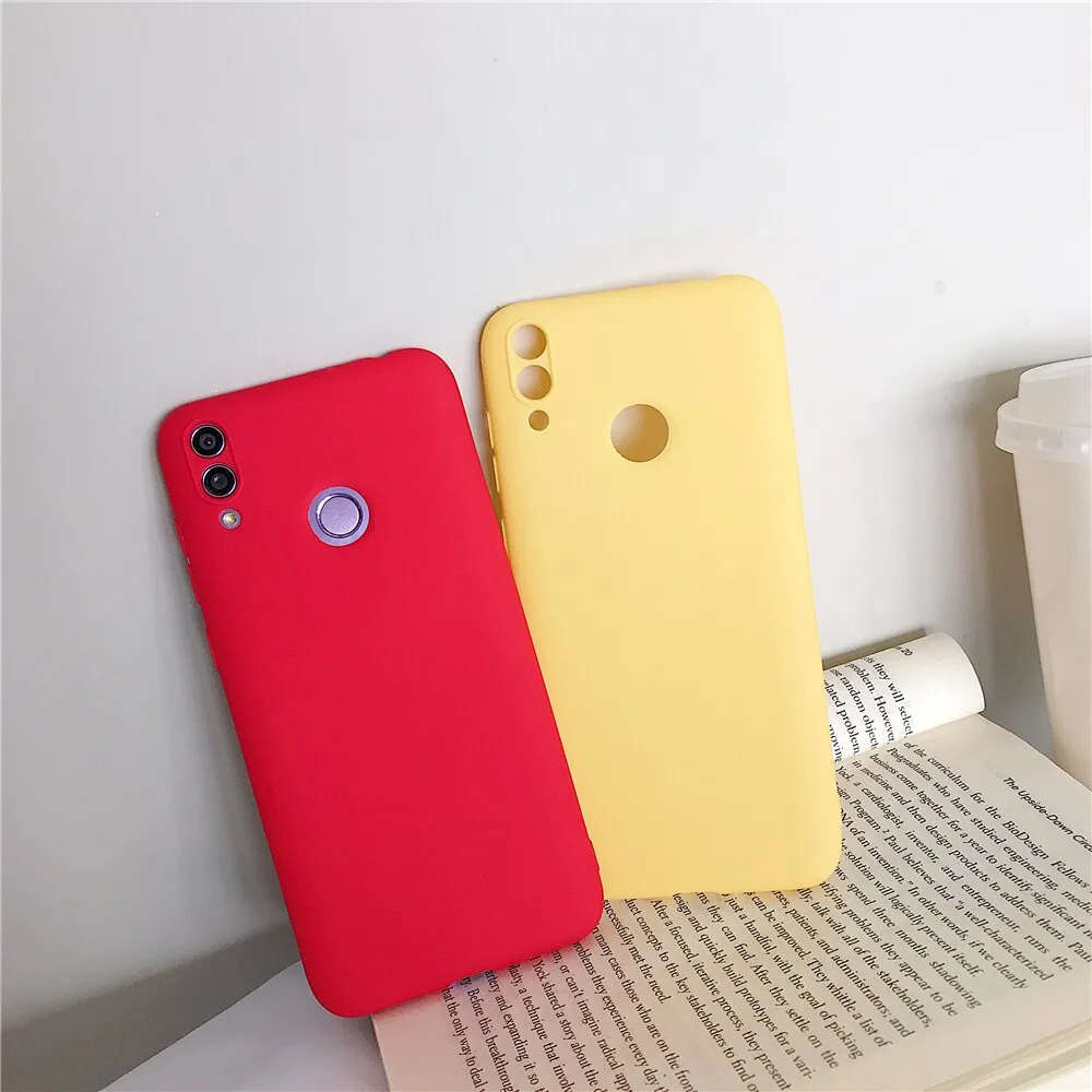 Anymob Huawei Blue Candy Colored Jelly Silicone Mobile Phone Protective Case