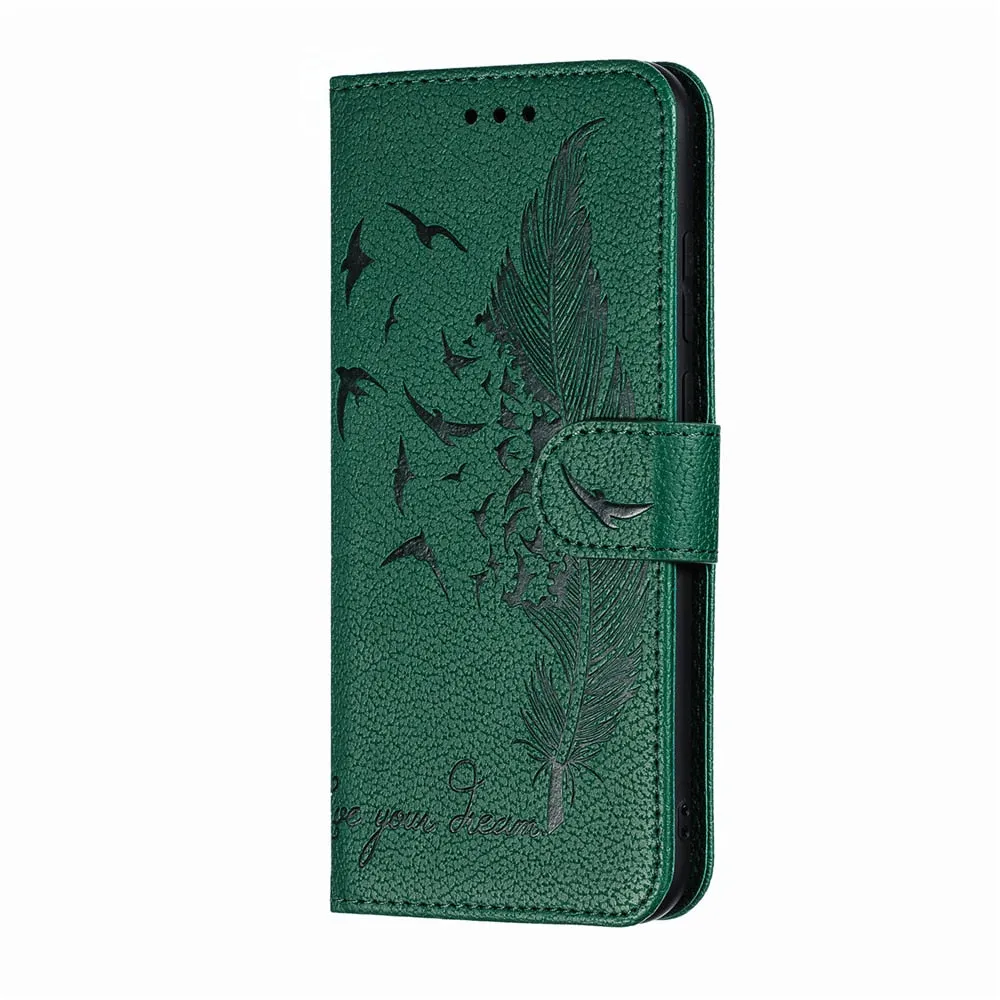Anymob Huawei Honor Gray Leather Cases Flip Wallet Cover Phone Cover Protection
