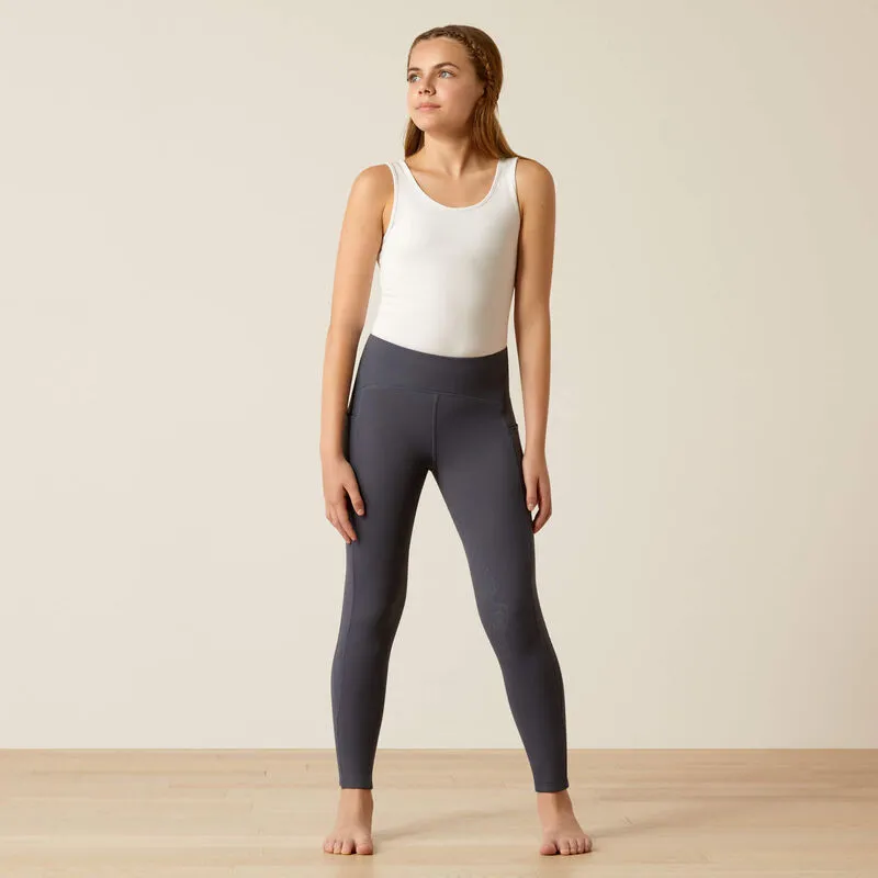 ARIAT GIRLS VENTURE THERMAL HALF GRIP TIGHT OMBRE BLUE
