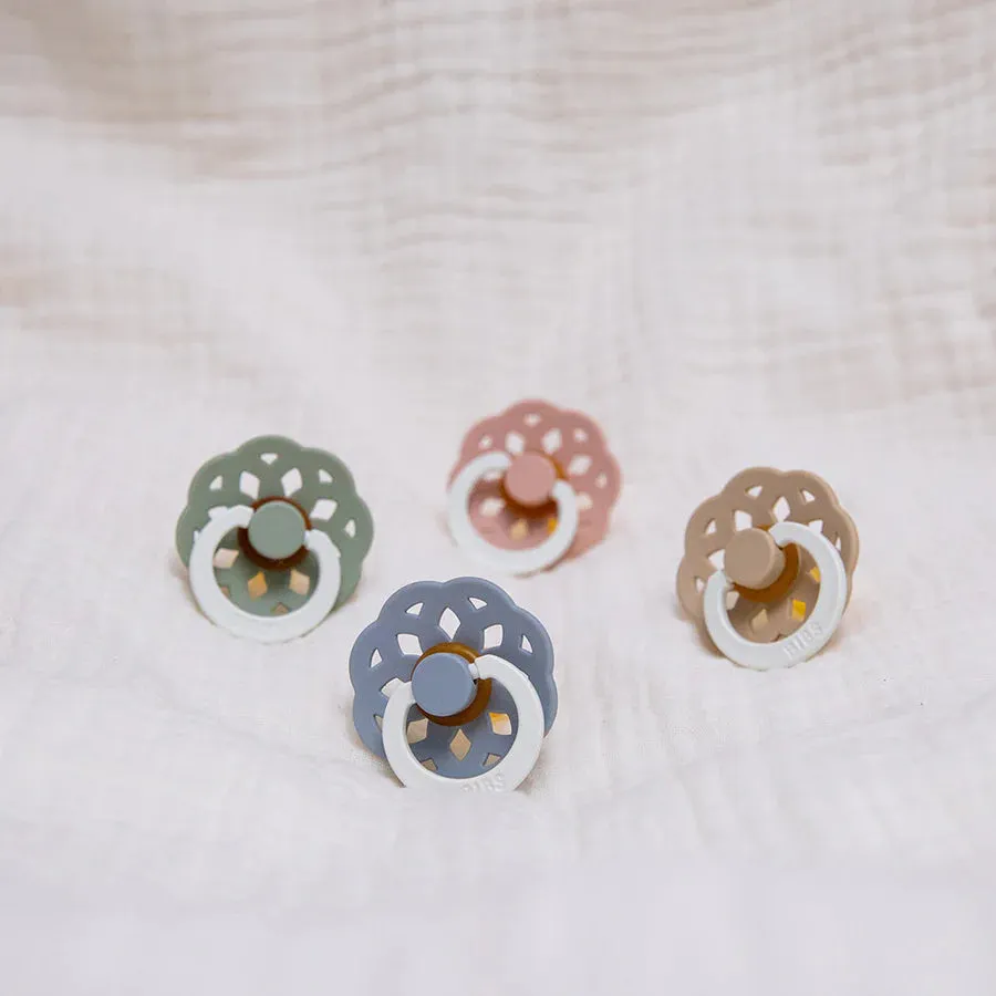 BIBS Dummies - Boheme Glow 2 Pk Blush/Vanilla