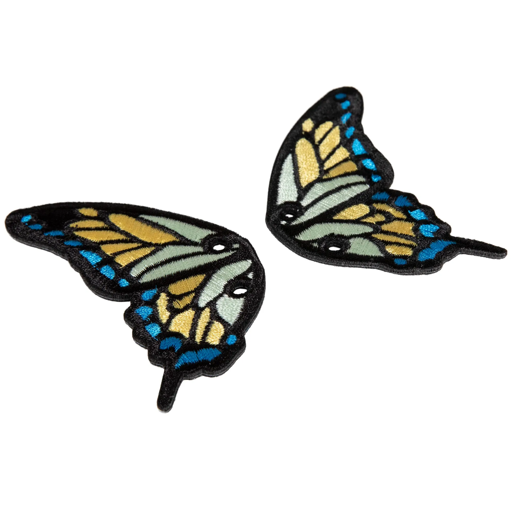C7skates Green Butterfly Wing Shoelace Charms