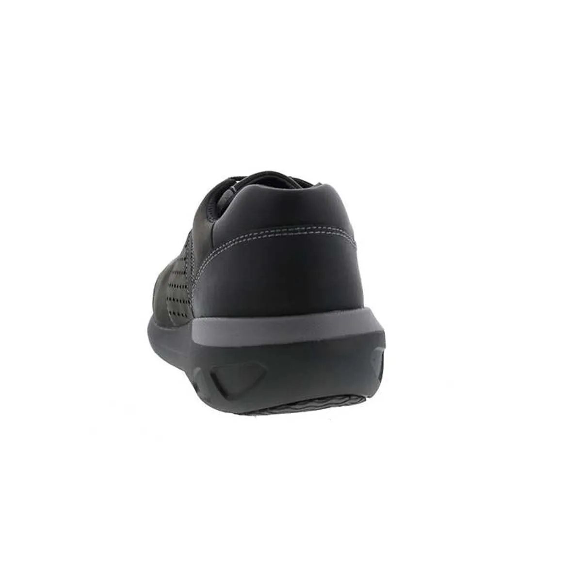 Drew Miles Men Casual Shoe In Black Nubuck/leather