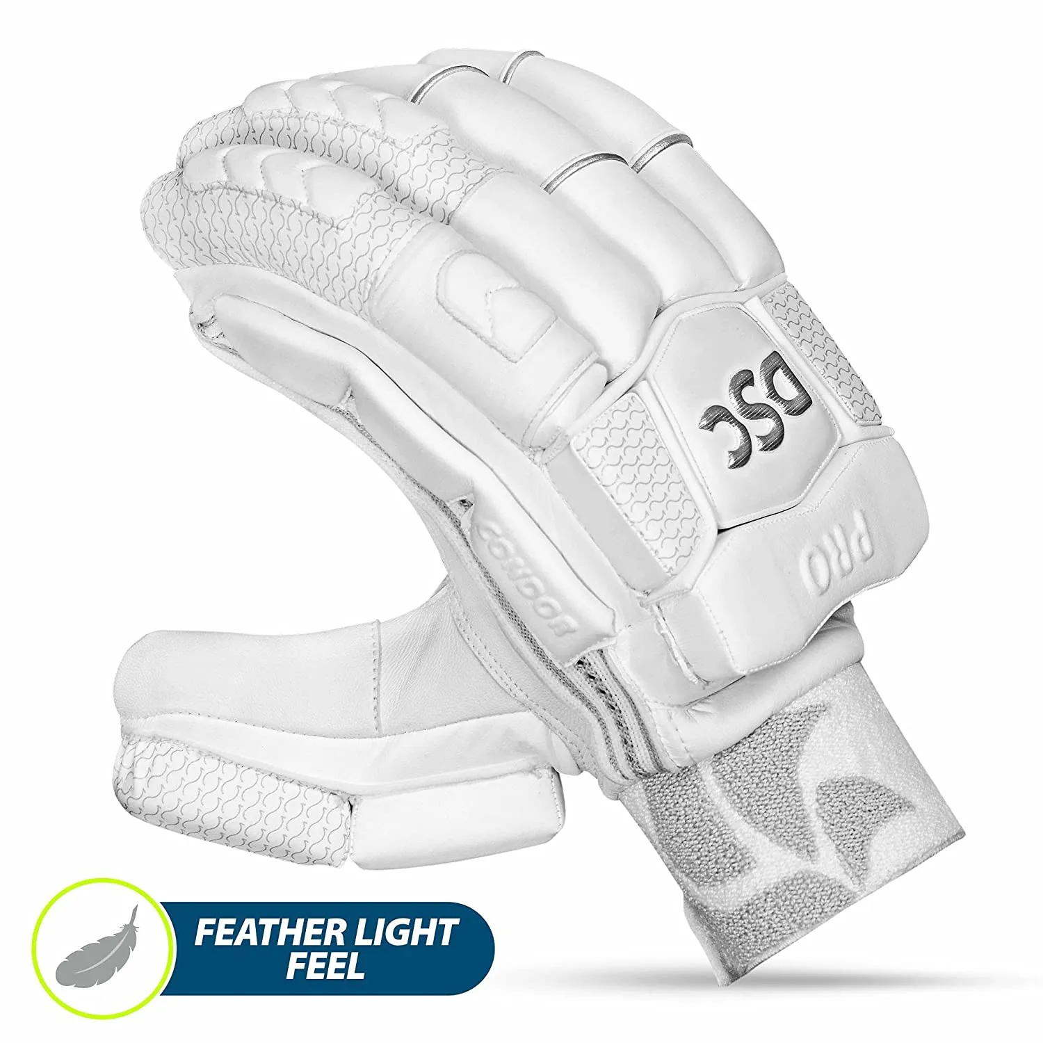 DSC Conder Pro RH Batting Gloves , White