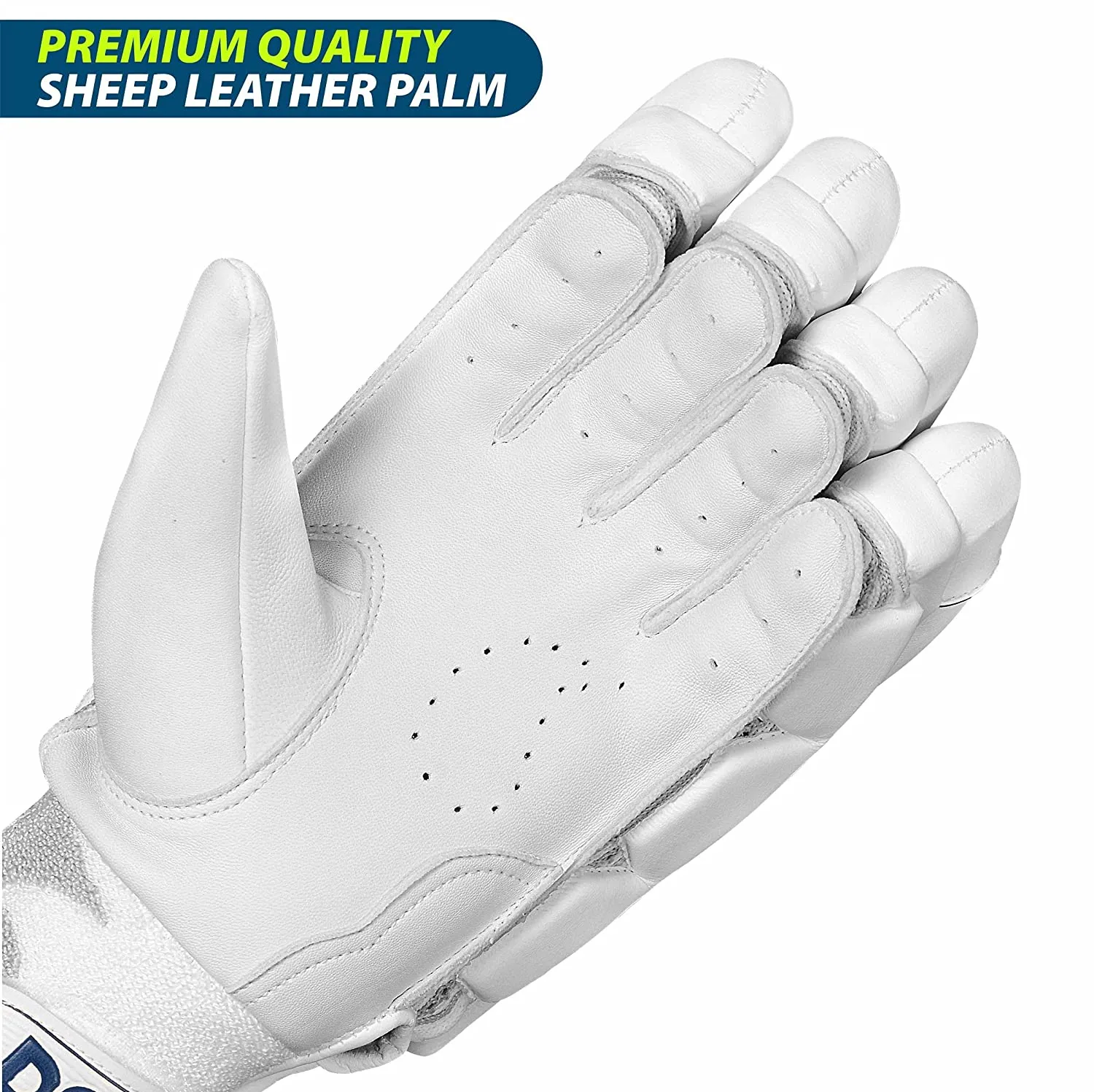 DSC Conder Pro RH Batting Gloves , White