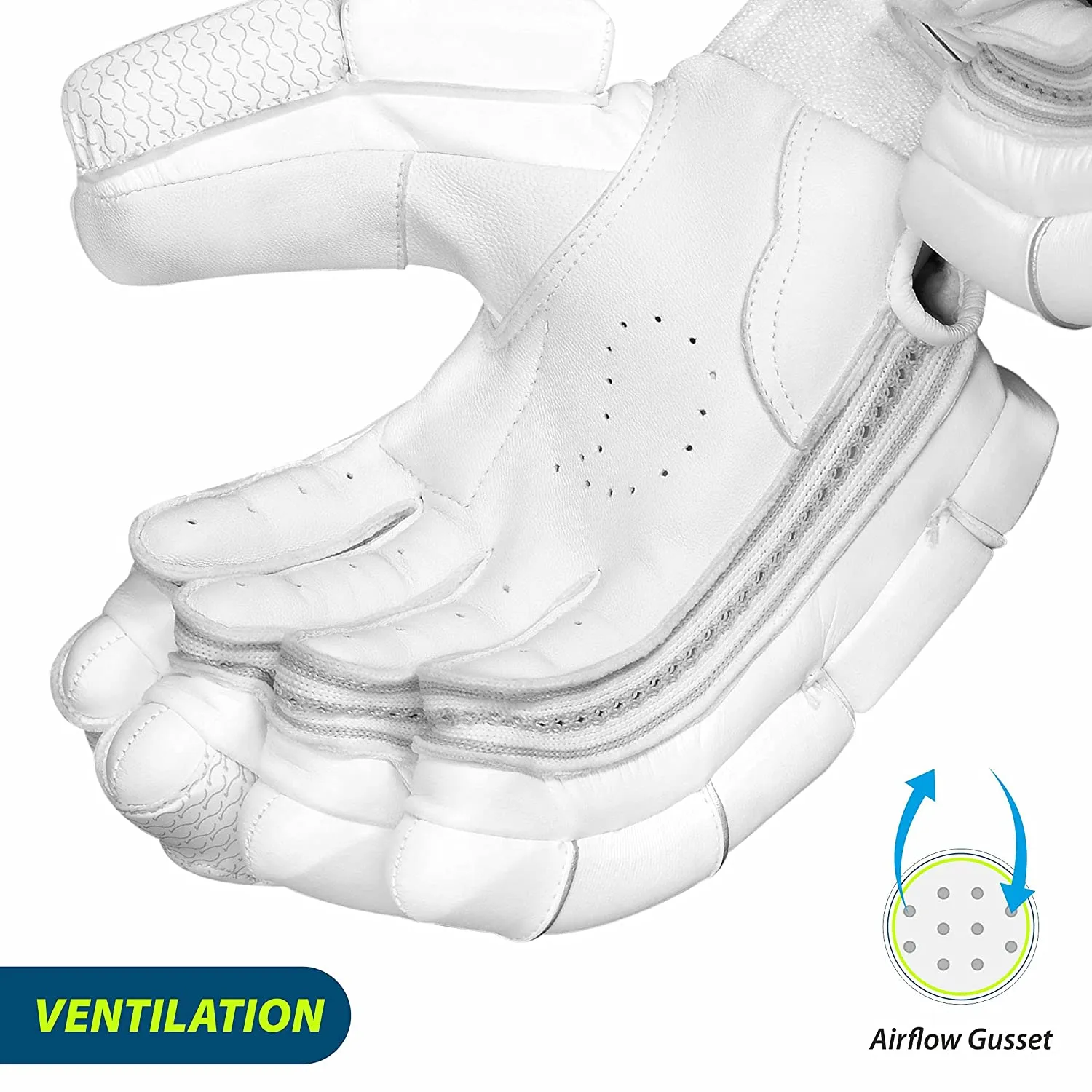 DSC Conder Pro RH Batting Gloves , White