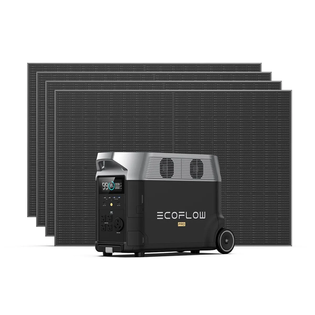 EcoFlow DELTA Pro Portable Power Station   400W Rigid Solar Panel DELTAPro-400W-US / DELTAPro-400W2-US