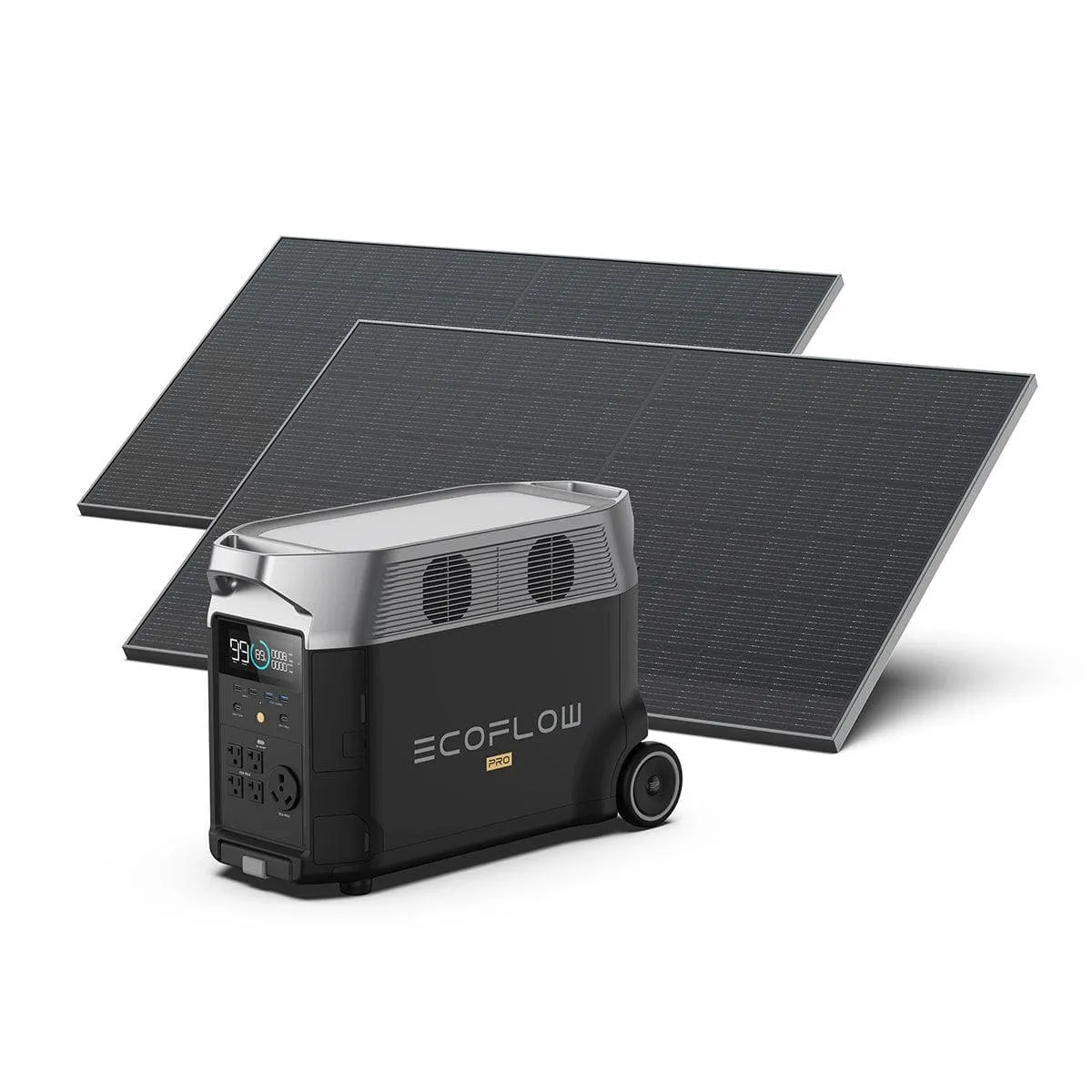 EcoFlow DELTA Pro Portable Power Station   400W Rigid Solar Panel DELTAPro-400W-US / DELTAPro-400W2-US