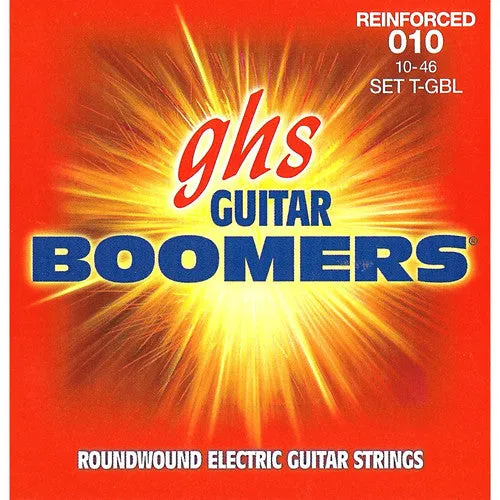 GHS Boomers Electric Guitar String Reinforced - Light 0.10 - 0.46 Gauge