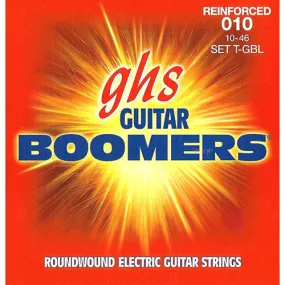 GHS Boomers Electric Guitar String Reinforced - Light 0.10 - 0.46 Gauge
