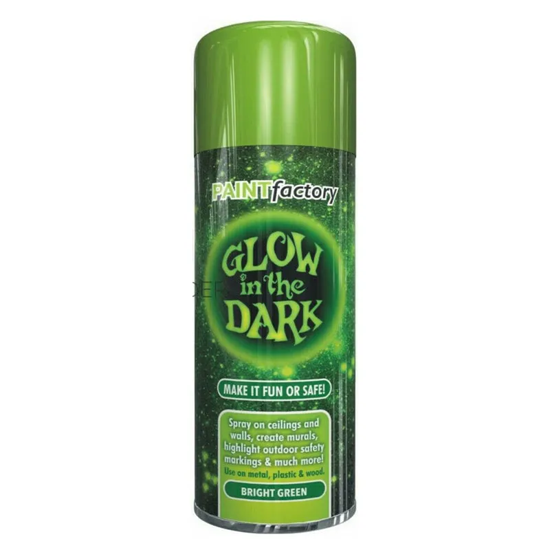 Glow In The Dark Green Spray Paint 300ml