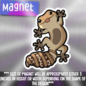Leopard Gecko- Climbing Refrigerator Magnet