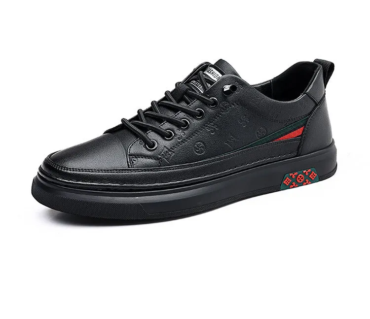 Mancini™ | Cowhide Soft Bottom Casual Shoes