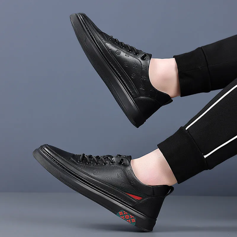 Mancini™ | Cowhide Soft Bottom Casual Shoes
