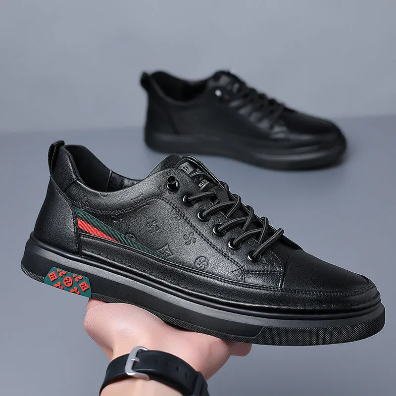 Mancini™ | Cowhide Soft Bottom Casual Shoes