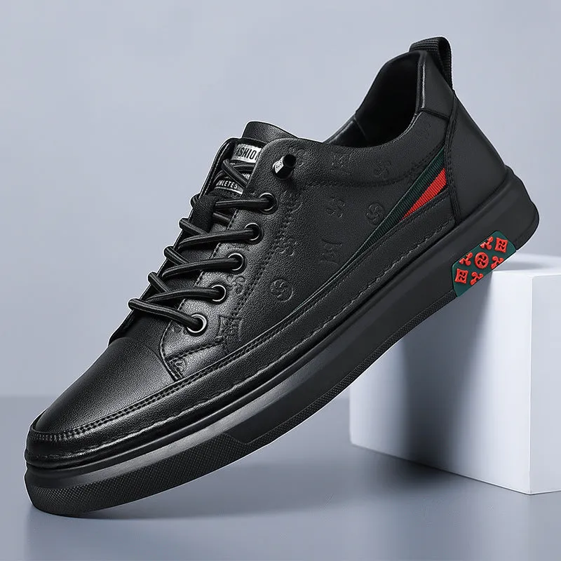 Mancini™ | Cowhide Soft Bottom Casual Shoes