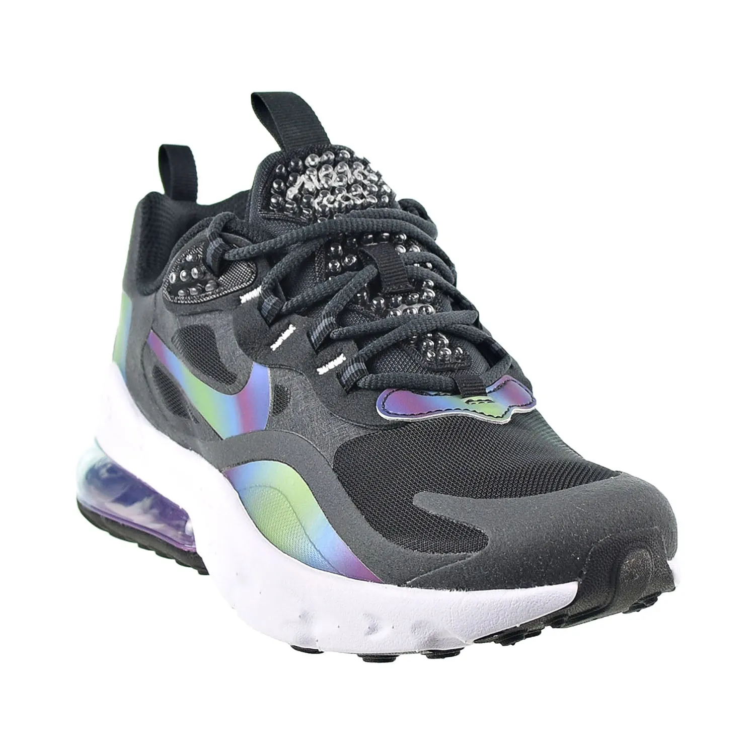 Nike Air Max 270 React 20 "Bubble Pack" Big Kids' Shoes Dark Smoke Grey-Black