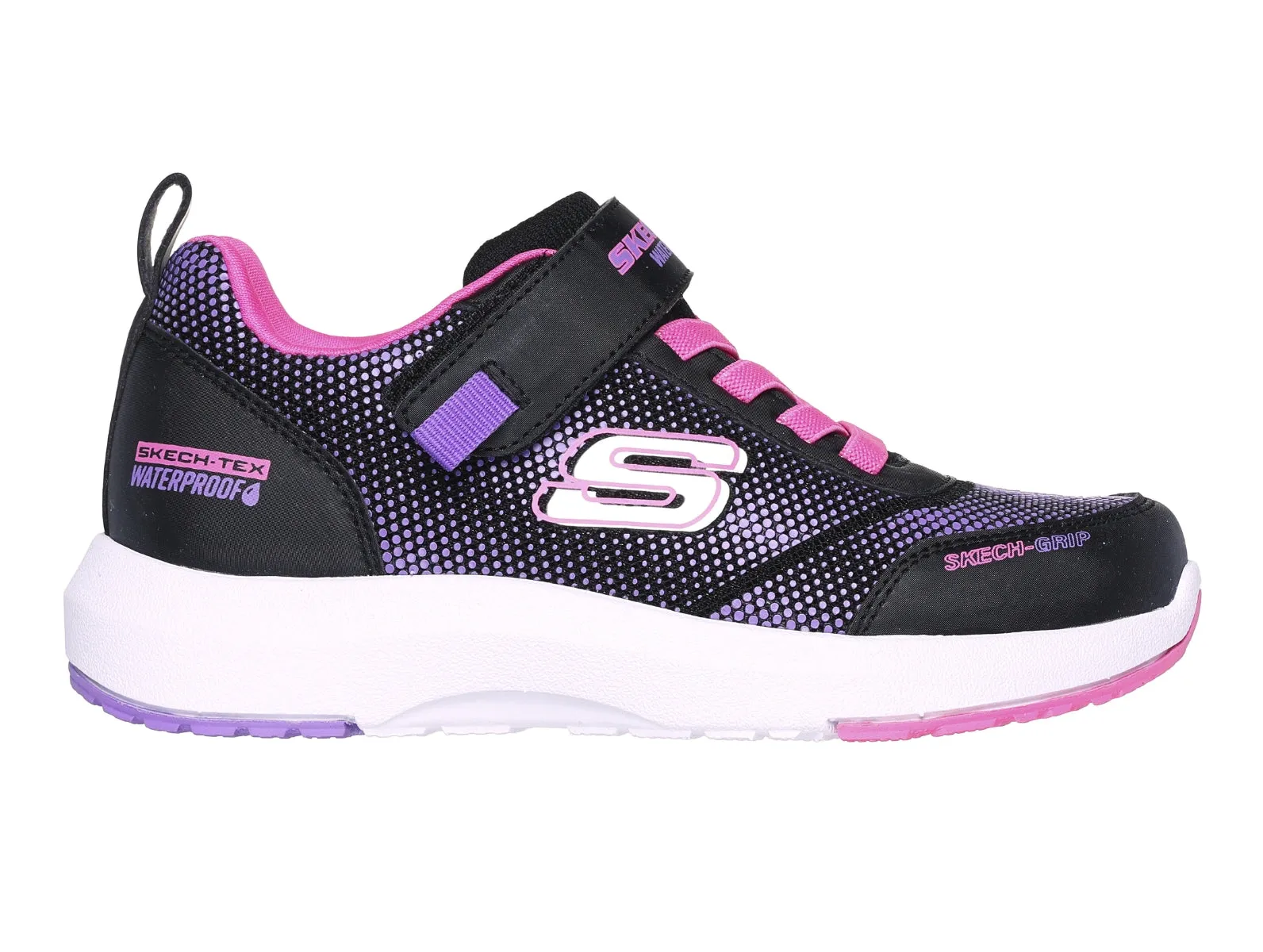 Skechers 303387L Dynamic Tread Journey Time – Black Hot Pink