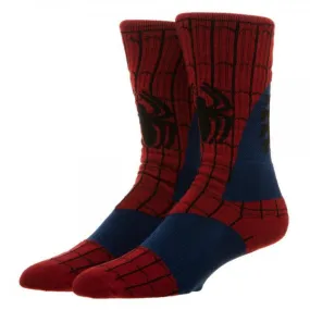 Spiderman Suit Up Crew Socks (Men's)