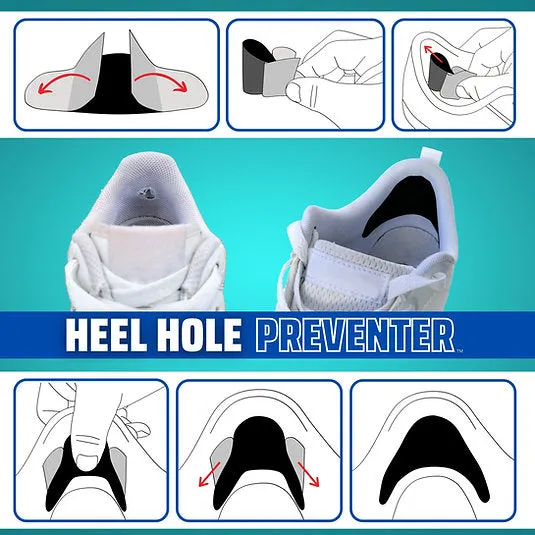 Trainer Armour Heel Hole Preventer - Black