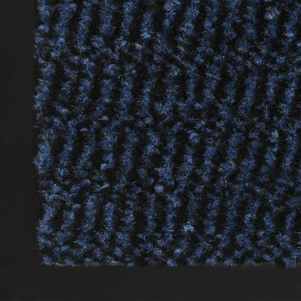 vidaXL Dust Control Mat Rectangular Tufted 80x120 cm Blue